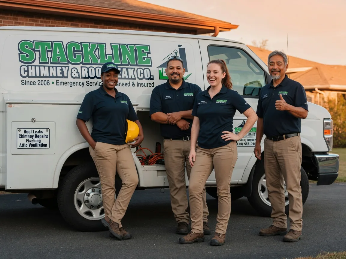 Chimney flashing repair company in Anchor, IL